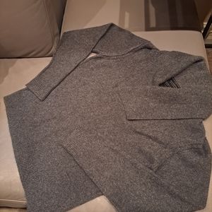 All Saints shawl nect sweater, sz large